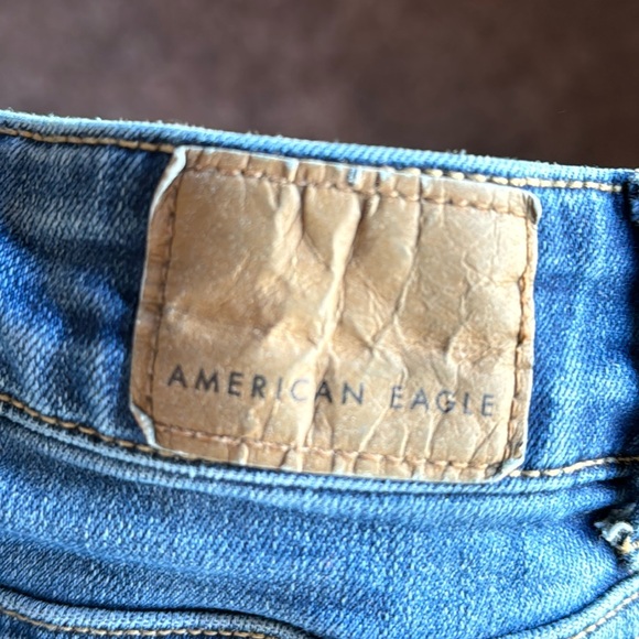 American eagle saior wide leg jeans size 10 regular - Picture 5 of 7